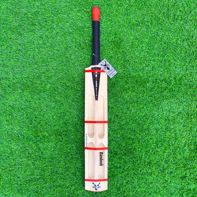 Kwesports Bandook bat 4 Scoop Cut Kashmir Willow Hard Tennis Bat