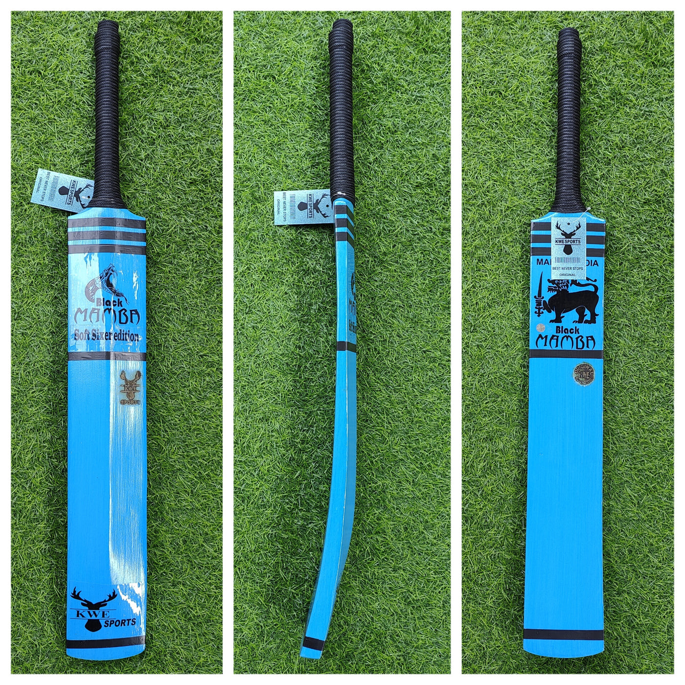 Black Mamba Bat - Soft Tennis Bat - Blue